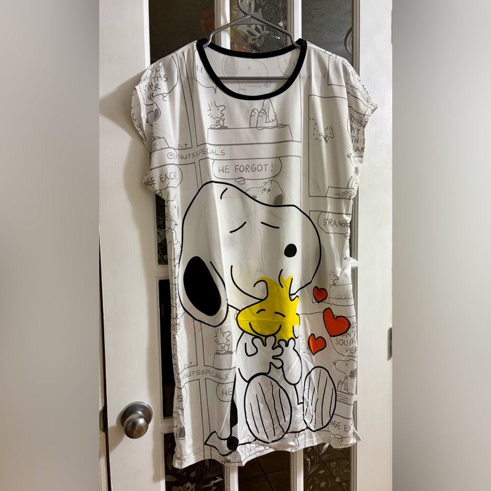 Snoopy and Woodstock Graphic nightwear